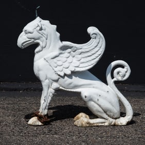 Cast Aluminum Garden Griffin