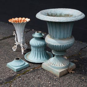Three Garden Urns