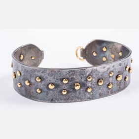 Giles & Brother Le Beau Gold & Silver Cuff