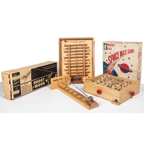 Three Vintage American Table Top Games