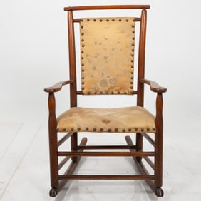 American Diminutive Oak Rocking Chair