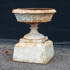 Cast Iron Garden Urn