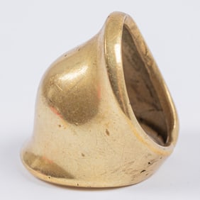 Brass Shield Ring