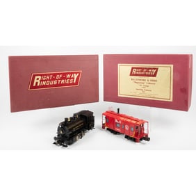 Two Right-of-Way Industries' Model Trains