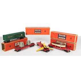 Four Lionel Train Cars