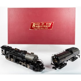 Right-of-Way Industries Baltimore and Ohio 3-Rail Locomotive, O Gauge