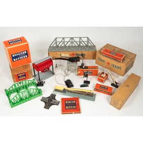 Ten Lionel Railroad Signals, Etc.