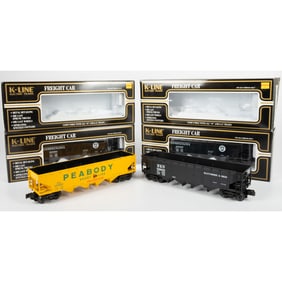 4 K-Line Train Cars, O and O-27