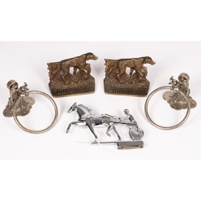 Chromed, Metal and Brass Decorative Objects