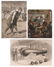 A Group of Three Gazette and Harper's Weekly Engravings