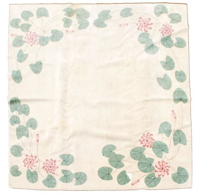 An Edward Fields Water Lily Rug, 20th Century.: An Edward Fields Water Lily Rug, 20th Century. Dimensions: 13' 9.5" x 12' 10". *** Please inquire for shipping estimate prior to bidding. Shipping costs may exceed item values. ***