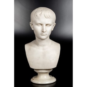 Caesar Augustus, Carrara Marble Bust