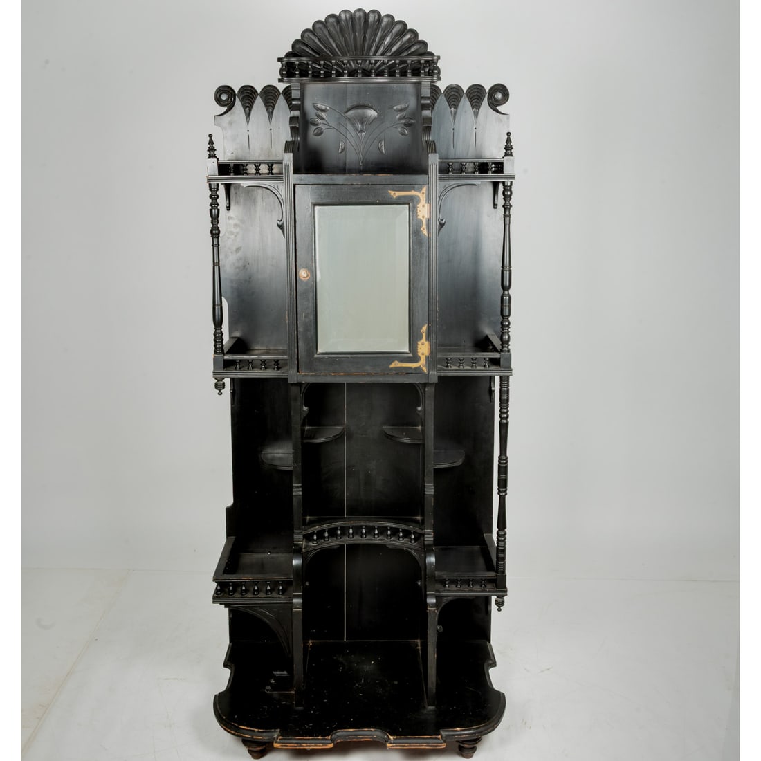 A Victorian Ebonized Aesthetic Movement Etagere Cabinet, 19th Century.   (1 of 6)