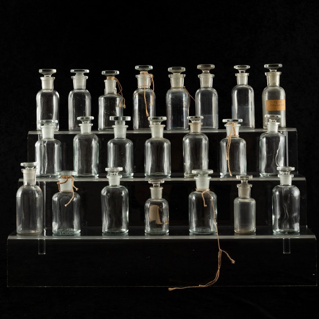 Glass and Radium Glass Apothecary Bottles (1 of 4)