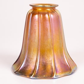 Steuben Gold Aurene Glass Shade