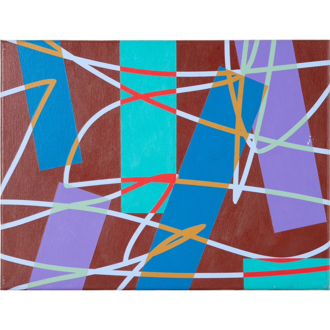 James Massena March (American, 1953-2021): James Massena March (American, 1953-2021) Untitled, 2013, Acrylic on canvas, Signed and dated 2013 on verso. H: 12 W: 16 in.