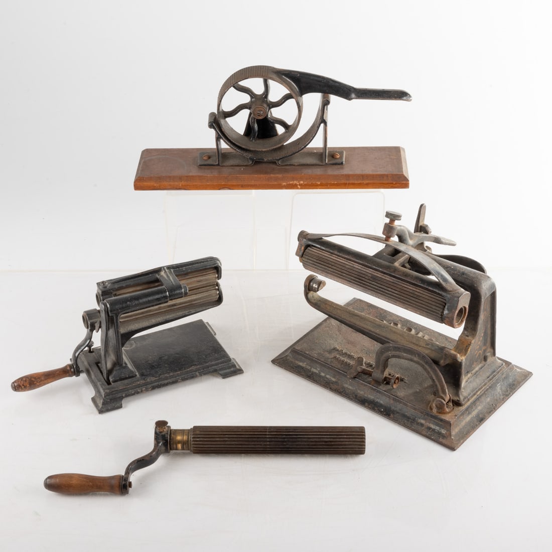 Three Cast Iron Fabric Crimping Tools (1 of 6)