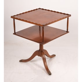 English Two Tier Occasional Table