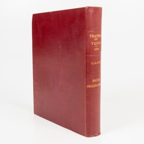 AIRY, George Biddell, 1801-1892. Account of observations of the transit of Venus