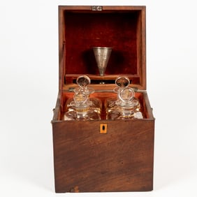 George III Mahogany Decantor Box