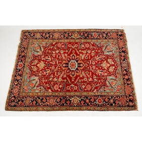 A Kashan Wool Rug