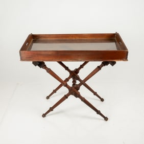 A Regency Style Mahogany Butler's Tray