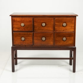 George III Mahogany Chest on Stand,