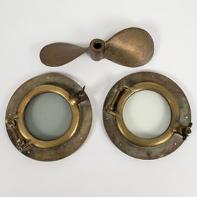 Three Antique Nautical Items