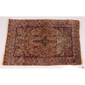 A Tabriz Silk and Wool Rug