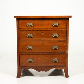 Diminutive American Cherry Chest of Drawers