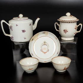 Composite Chinese Export Porcelain Tea Set