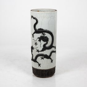 Chinese Dragon Porcelain Umbrella Stand