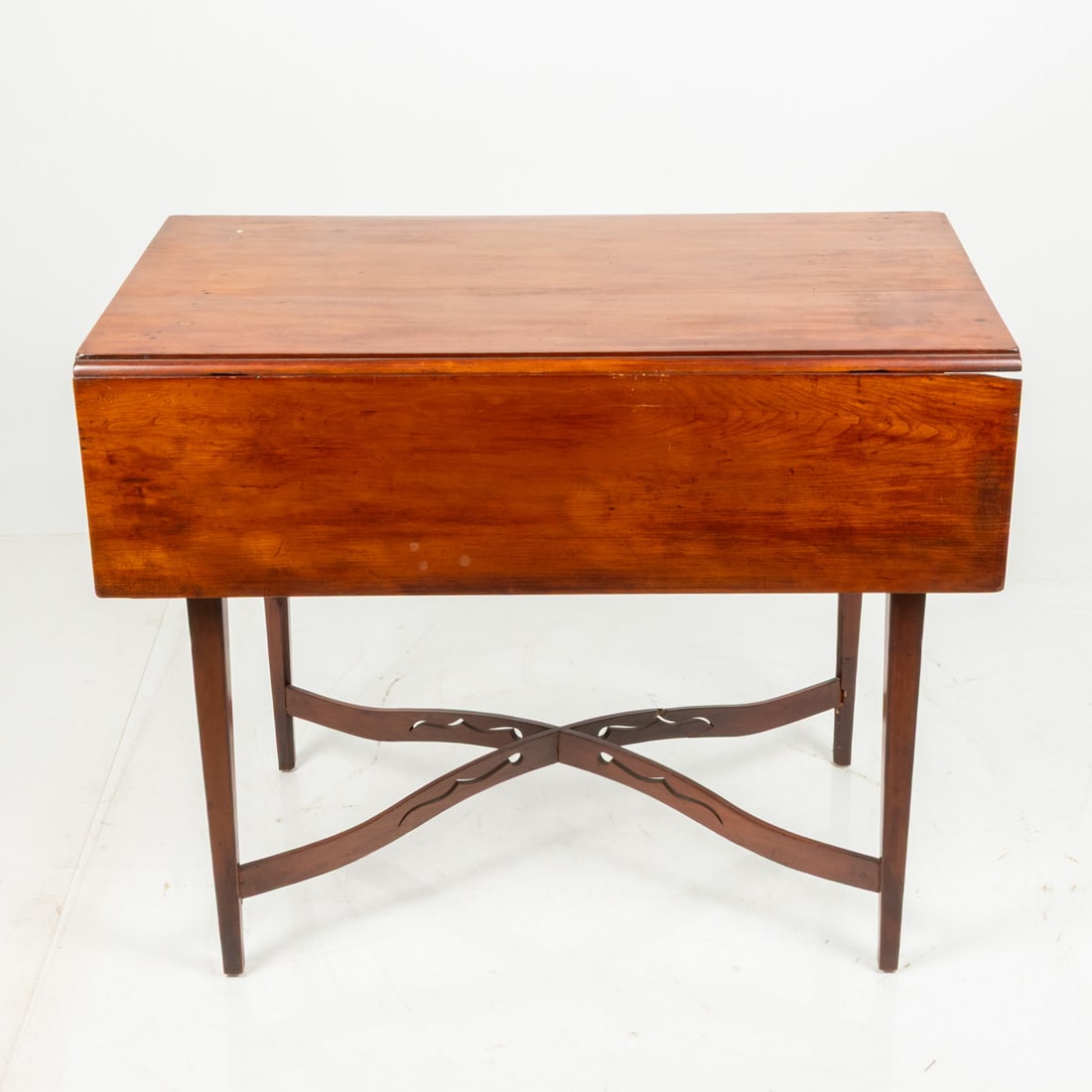 American Cherry and Mahogany Drop Leaf Table (1 of 7)
