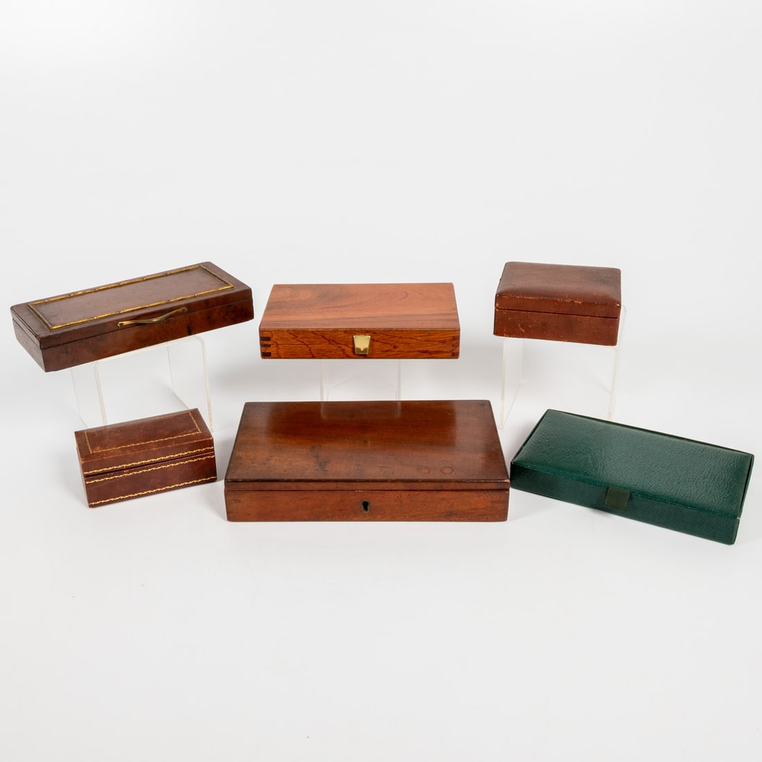6 Wood and Leather Boxes (1 of 18)
