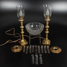 Pair of Victorian Brass Candlesticks