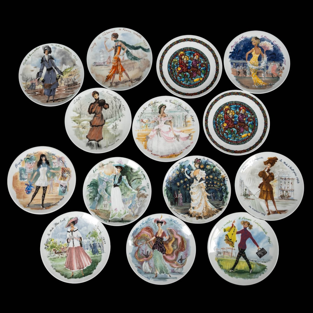 12 D'Arceau Limoges Porcelain Plates (1 of 13)