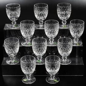 11 Waterford Crystal Boyne Goblets