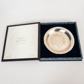 American Sterling Silver Presidential Inaugural Plate