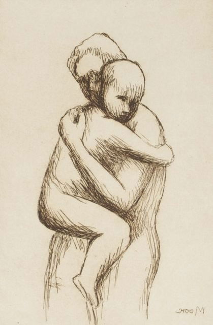 Henry Moore (1898-1986) Mother and Child XXX, Etching,: Henry Moore (1898-1986) Mother and Child XXX, Etching, Signed lower right in pencil and numbered 36/65 lower left. Dimensions: h: 9 1/2 x w: 6 1/4 in.