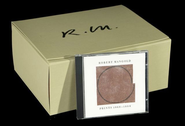 ROBERT MANGOLD, b. 1937, Prints 1968-1998 (the Catalogu: ROBERT MANGOLD, b. 1937, Prints 1968-1998 (the Catalogue Raisonne by Amy Baker Sandback) with Seven Original Woodcuts, 2000, The complete set of seven woodcuts in colors, plus the Catalogue Raisonne o