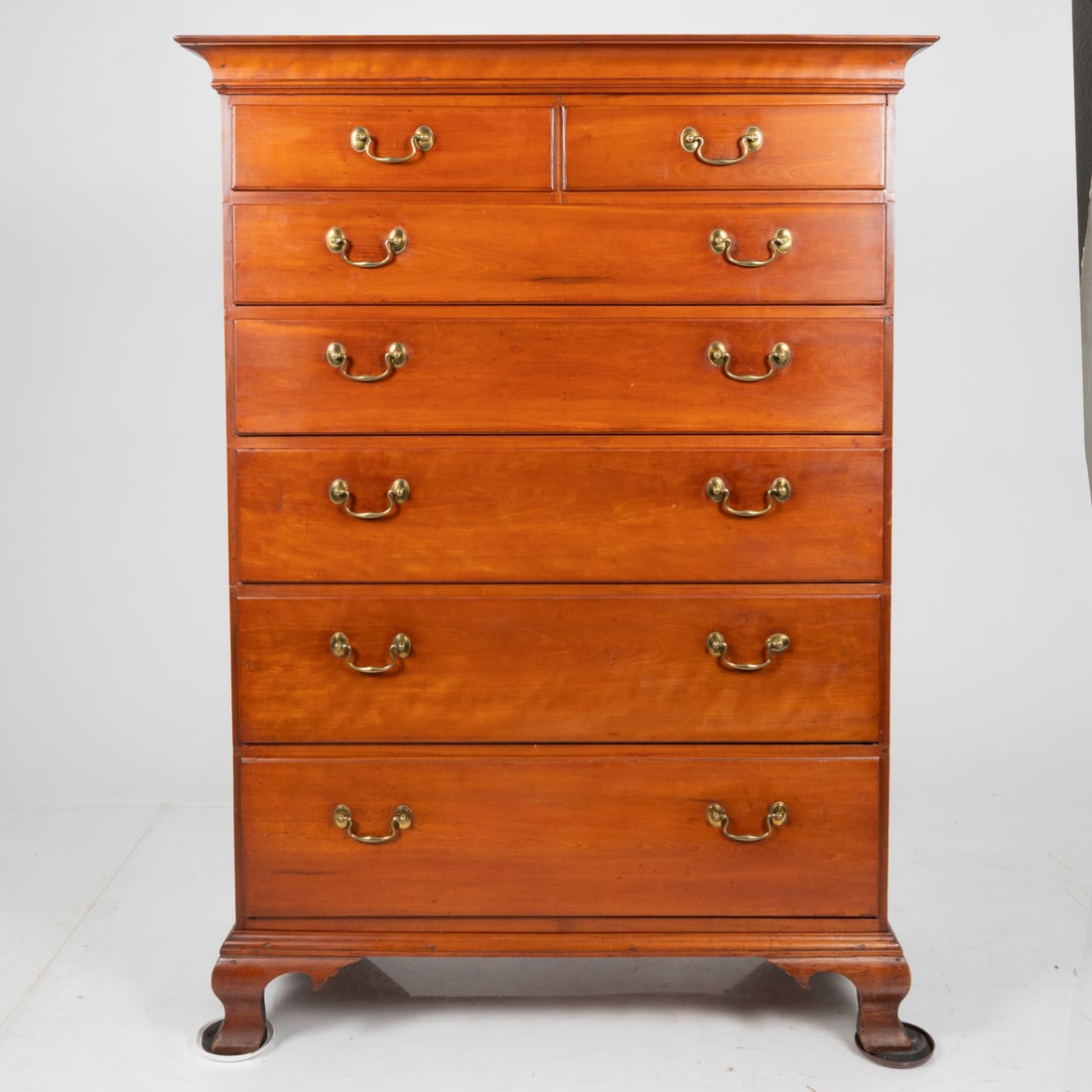 American Cherry Tall Chest of Drawers (1 of 8)