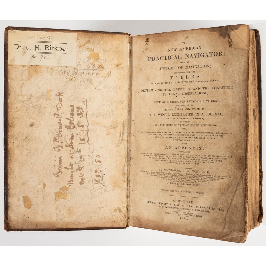 BOWDITCH, Nathanial. Practical Navigator. - 2