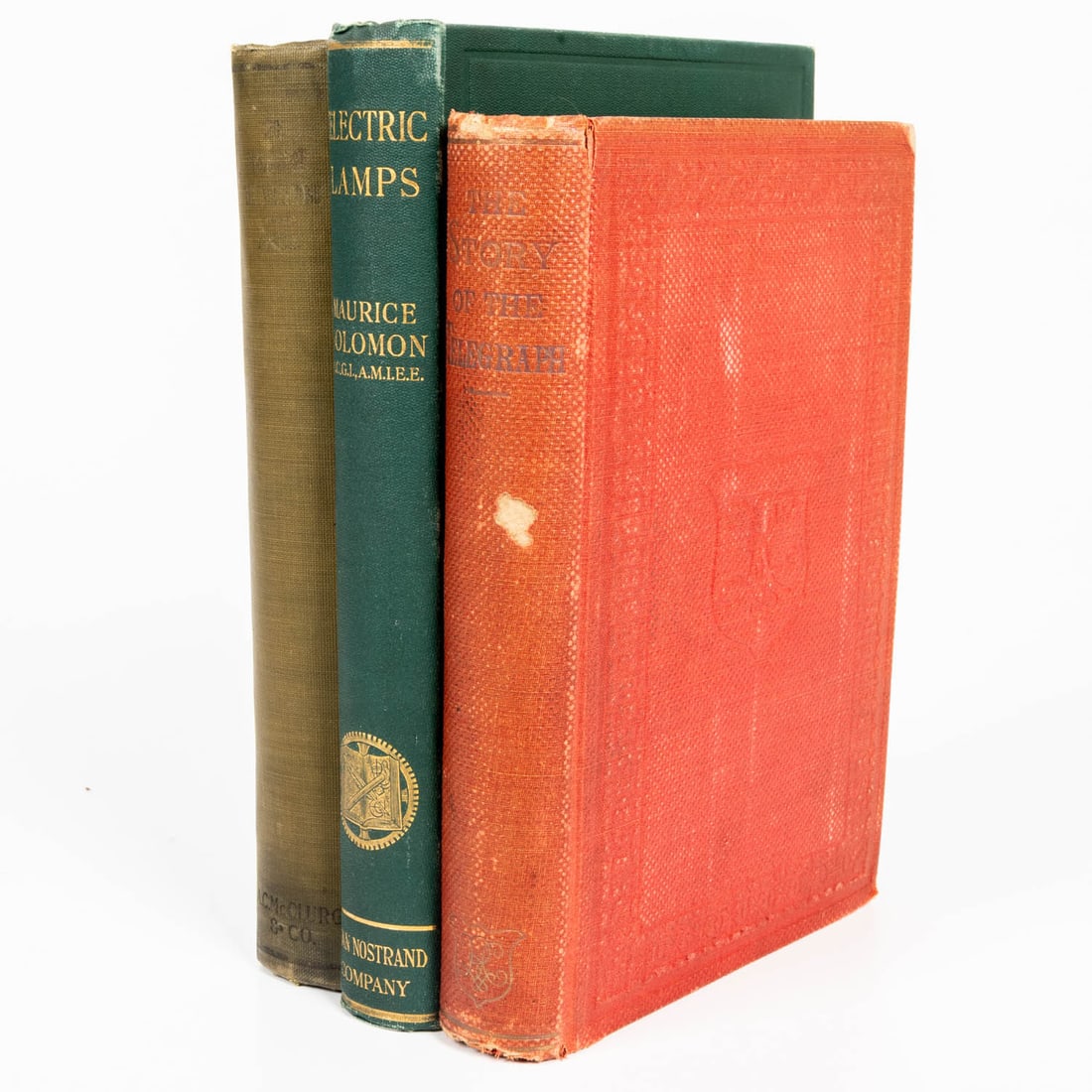 Telegraph, Telephone, and Electric Lamps. Various authors. (1 of 6)