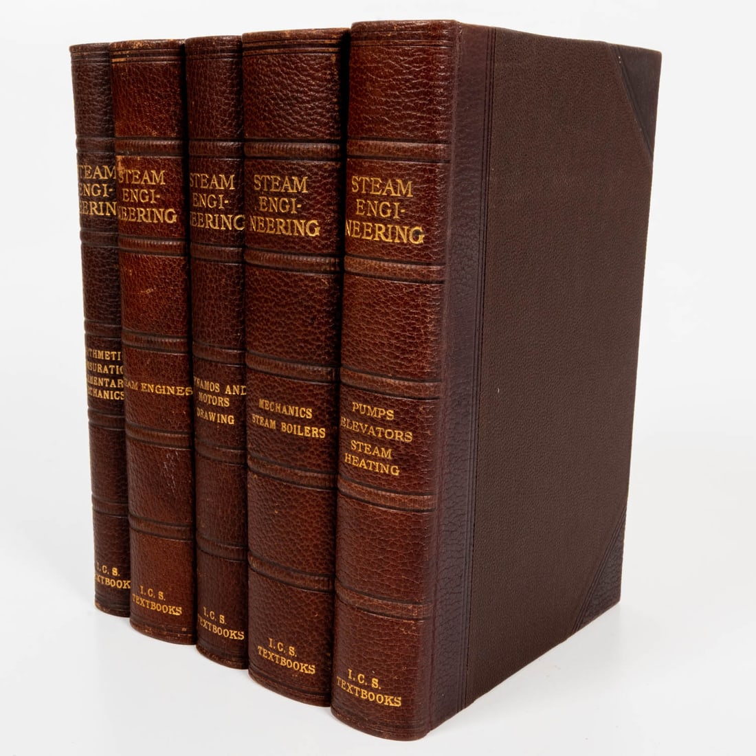 INTERNATIONAL CORRESPONDENCE SCHOOLS. Steam Engineering (5 Volumes). (1 of 13)