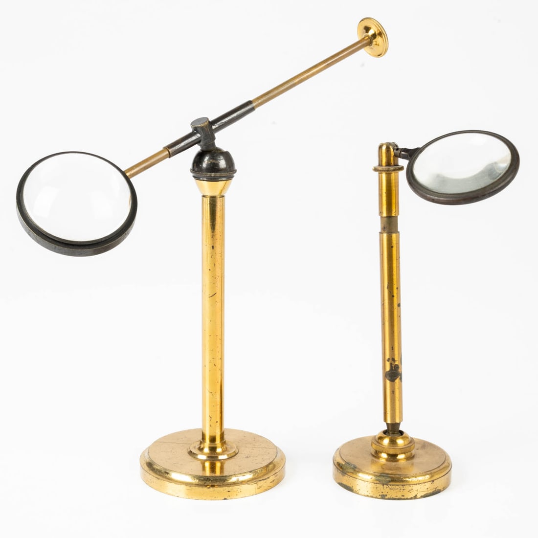 2 English Brass Microscope Bullseye Condensers (1 of 4)