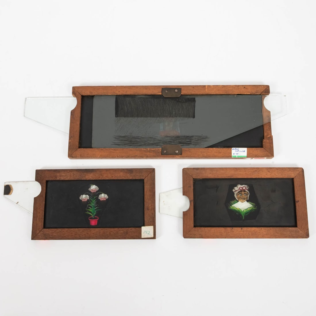 3 Slip Magic Lantern Slides (1 of 8)