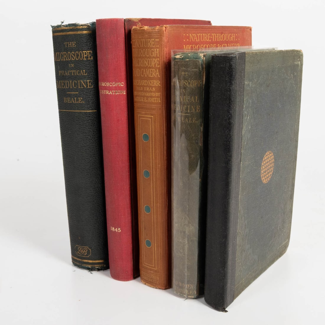 Set of medical and biological microscope books. (1 of 5)