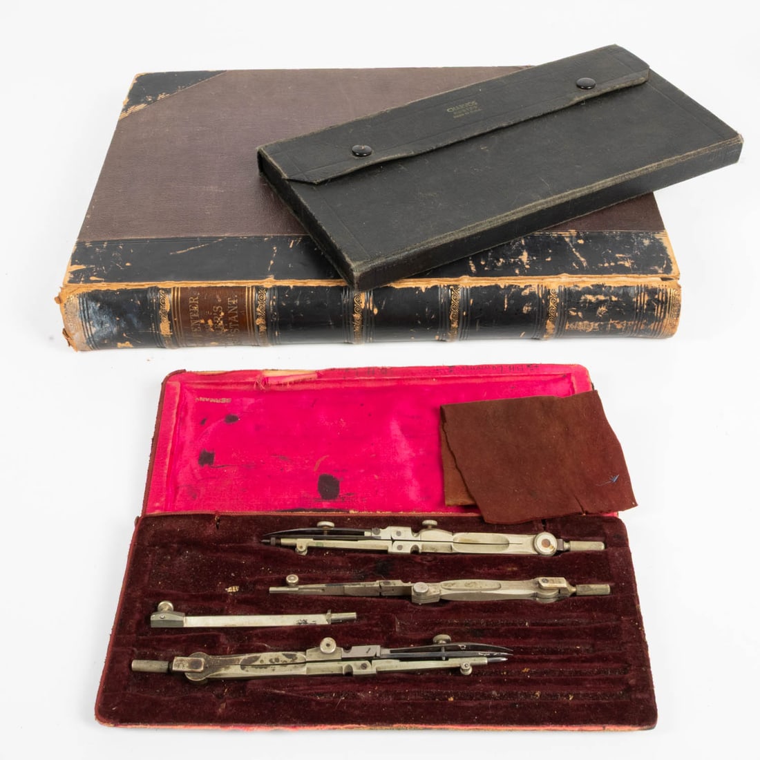 NEWLANDS, James. The Carpenter and Joiner's Assistant.: NEWLANDS, James (1813-1871). The Carpenter and Joiner's Assistant: Being a Comprehensive Treatise on the Selection, Preparation... Publisher: Blackie & Son, London. 1880. 4to. Half bound leather