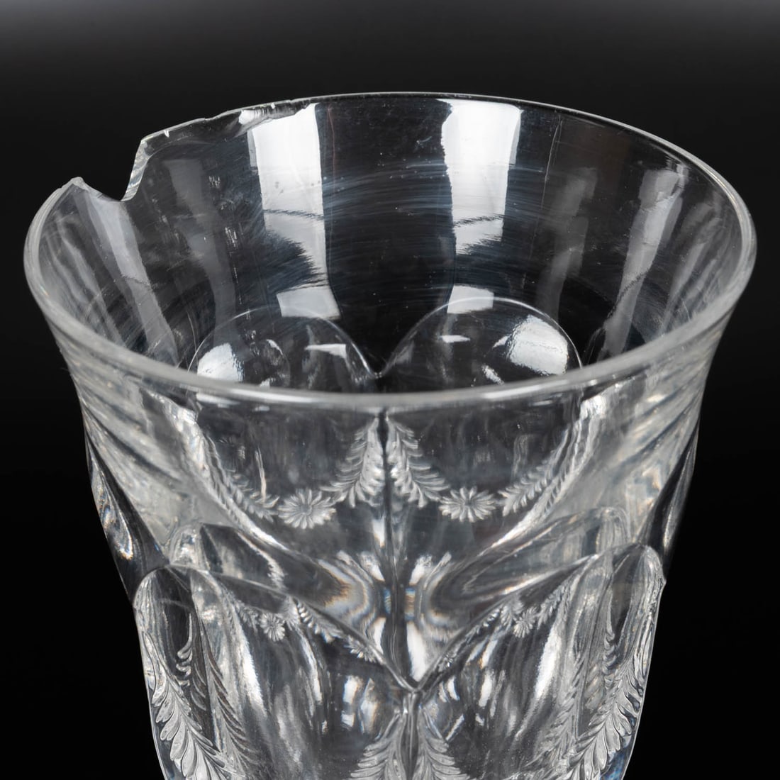 12 EAPG Pressed Glass Goblets - 2