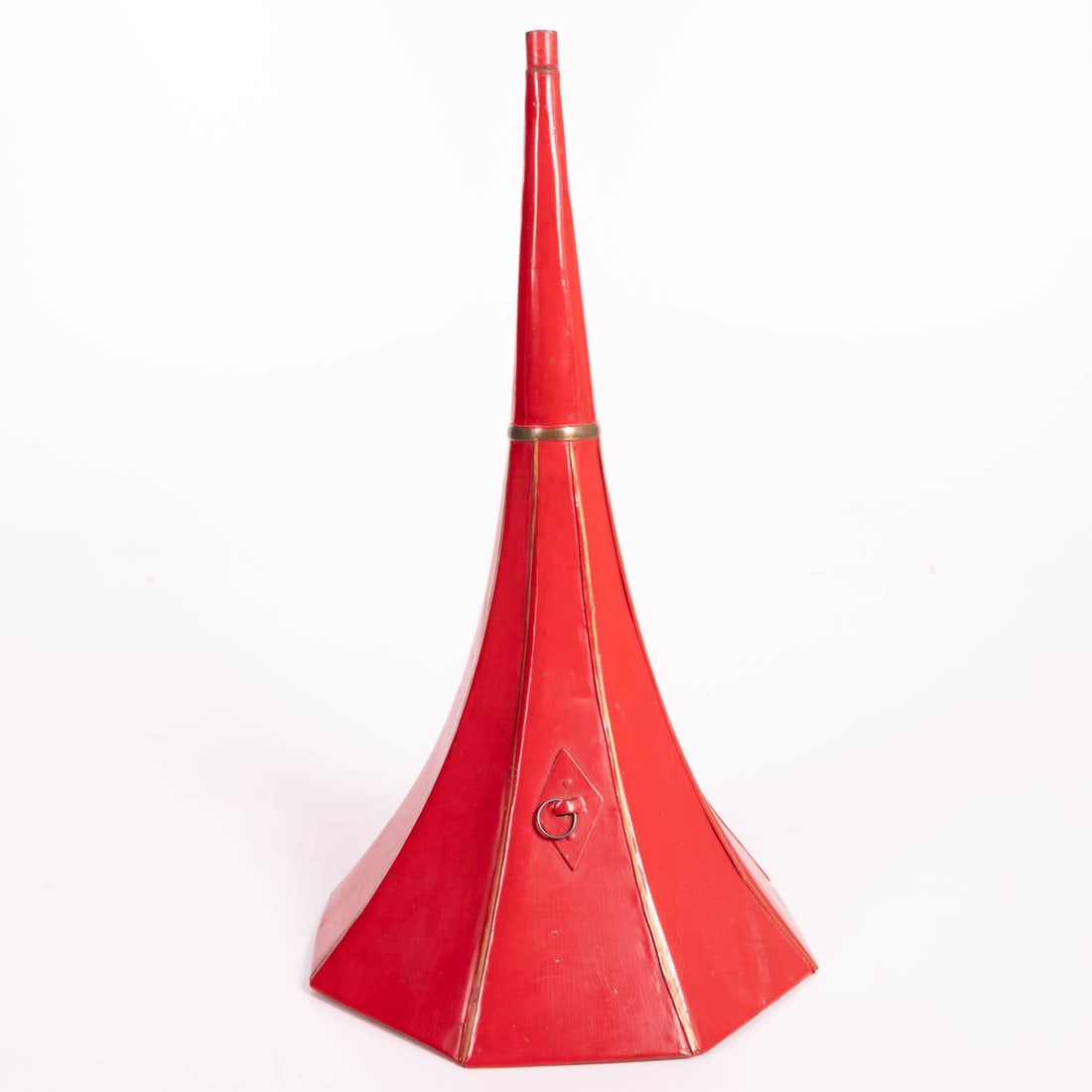 Red Phonograph Horn (1 of 7)